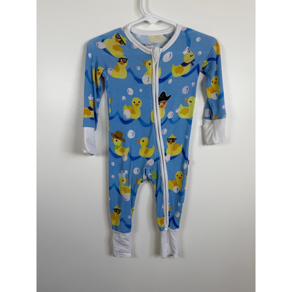 Little Sleepies Ducky Splish Splash Bamboo Zippy 0-3 Months